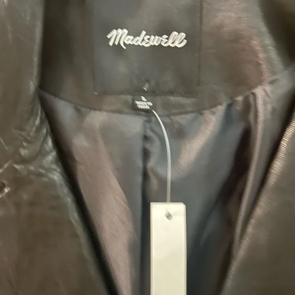 Madewell leather jacket NWT - Picture 4 of 13